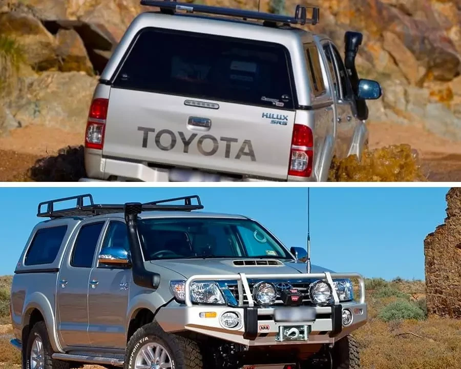 Купити Пластиковий дах на кузов пікапа ARB TOY HILUX DC 05-15 стандарт CLS25A