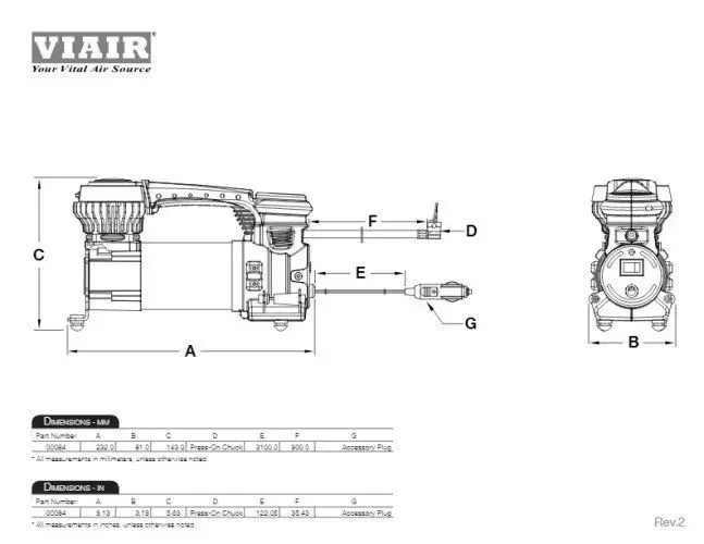 Купить Компрессор воздушный портативный 84P VIAIR PN 00084