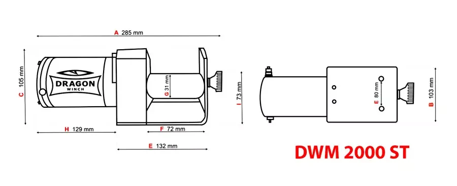 Buy Dragon Winch Dwm 2000 st