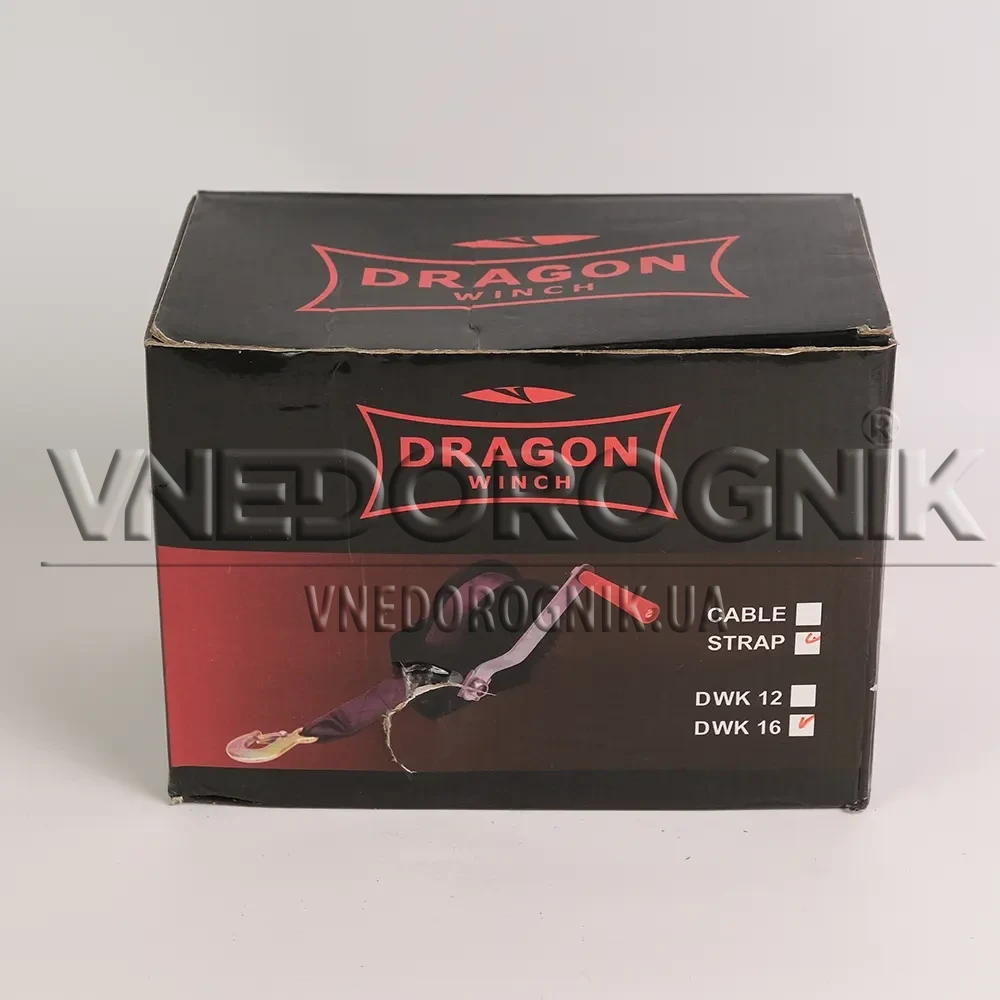 Купити Лебідка ручна Dragon Winch DWK 16 synthetic