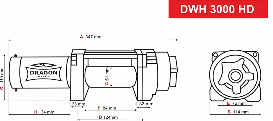 Buy Dragon Winch dwh 3000 HD