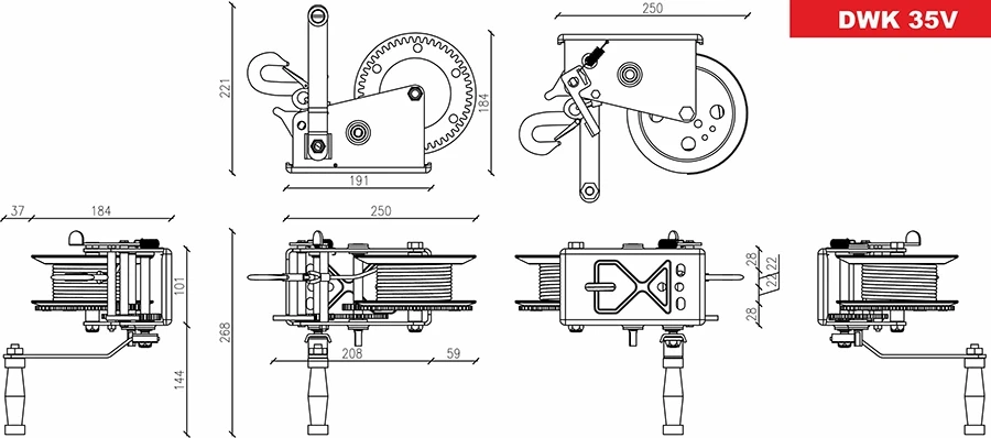 Buy Dragon Winch Dwk 35 V winch
