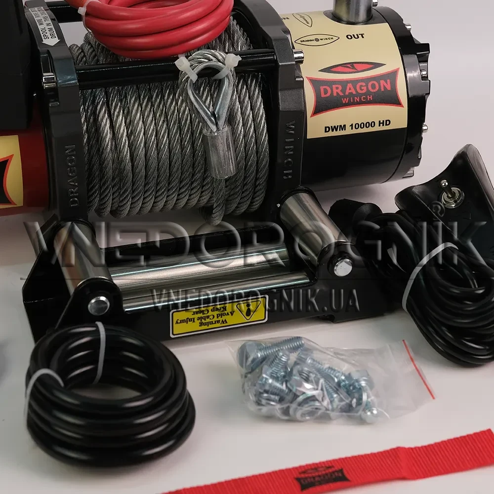 Купить Лебедка автомобильная электрическая Dragon Winch DWM 10000 HD