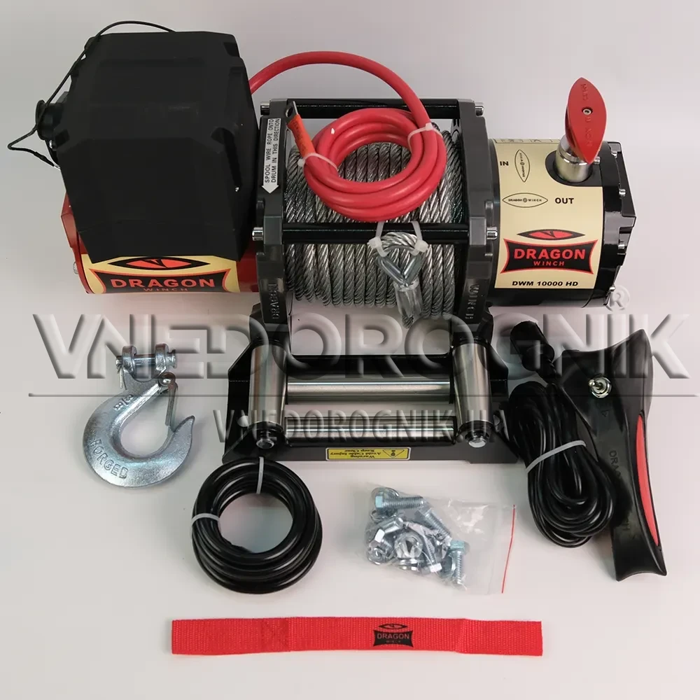 Купить Лебедка автомобильная электрическая Dragon Winch DWM 10000 HD