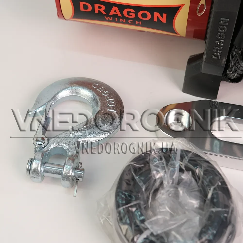 Купити Лебідка автомобільна електрична Dragon Winch DWM 10000 HD synthetic