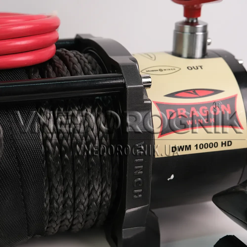 Купити Лебідка автомобільна електрична Dragon Winch DWM 10000 HD synthetic