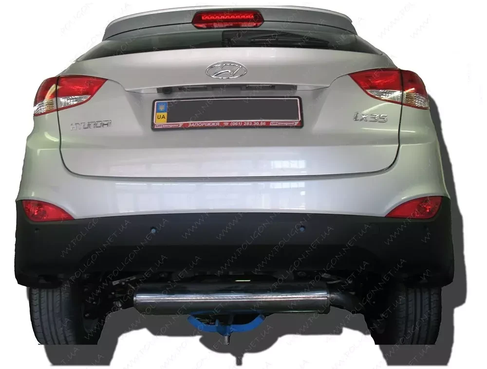 Купить Фаркоп для Hyundai Santa Fe от 2017 стандартный 1 выхлопная труба