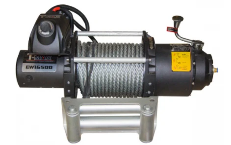 Купить Лебедка автомобильная T-Max FEW-16500 - 24 вольт / 7480 кг - 16500 lb Fire Work series