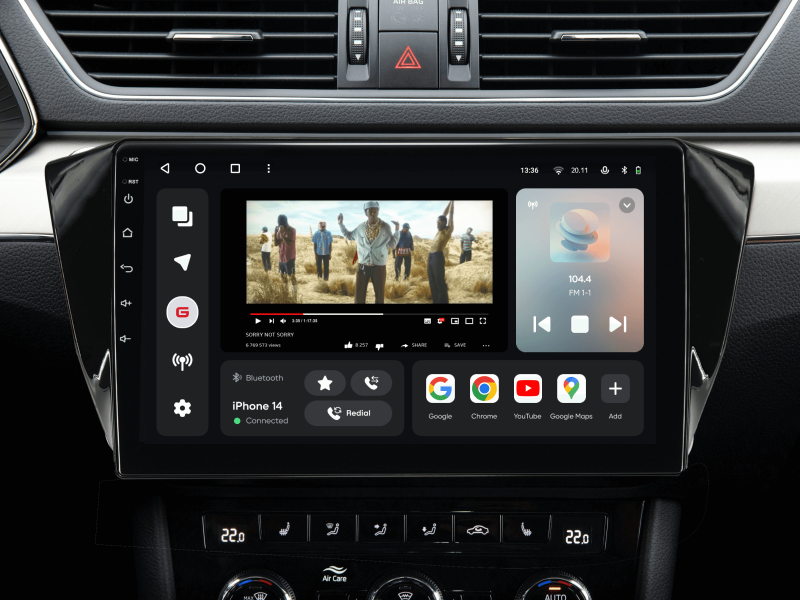 Buy Gazer T6010-B8 multimedia system to Skoda Superb 3 (B8) 2015-2019