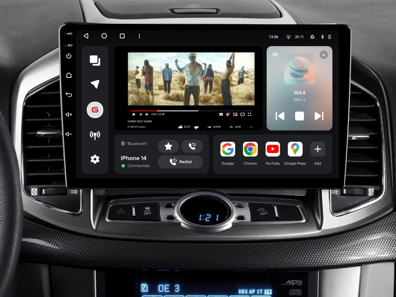 Buy Gazer T6010-C140 Multimedia System to Chevrolet Captiva 1 2011-2016