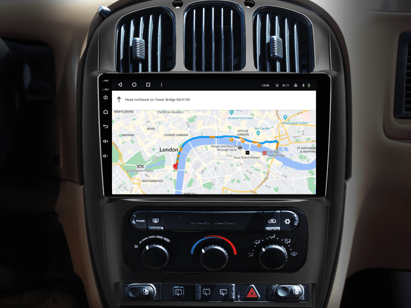 Buy Gazer T6010-Crs/L Multimedia System to Chrysler Voyager RG Rs, Town & Country Rs 2000-2007