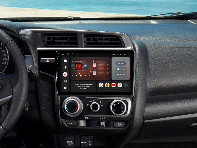 Buy Gazer T6010-GK/L Multimedia System to Honda Jazz 3, Fit 3 (GP, GK) 2013-2020