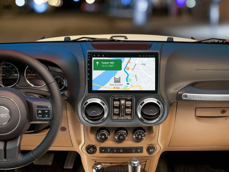 Buy Gazer T6010-JKF multimedia system to Jeep Wrangler 3 (JK) 2010-2017