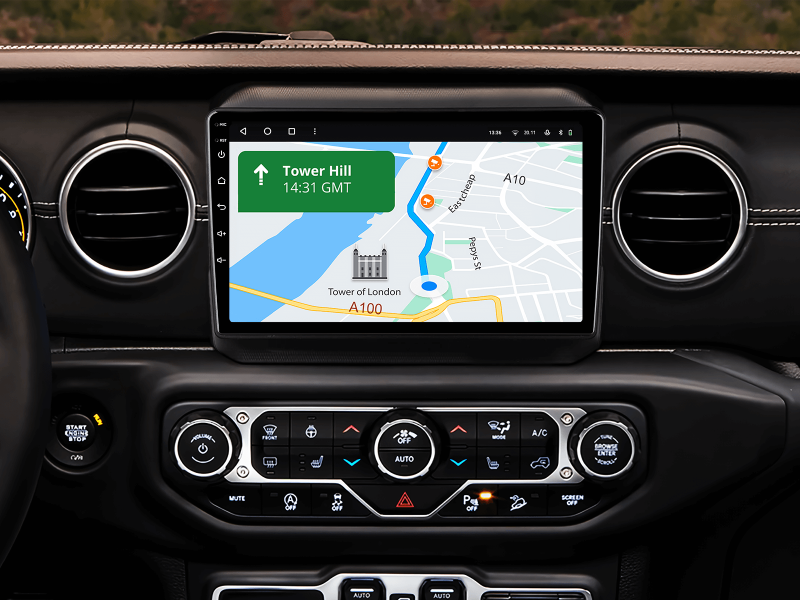 Buy Gazer T6010-JL multimedia system to Jeep Wrangler 4 (JL) 2018-2019