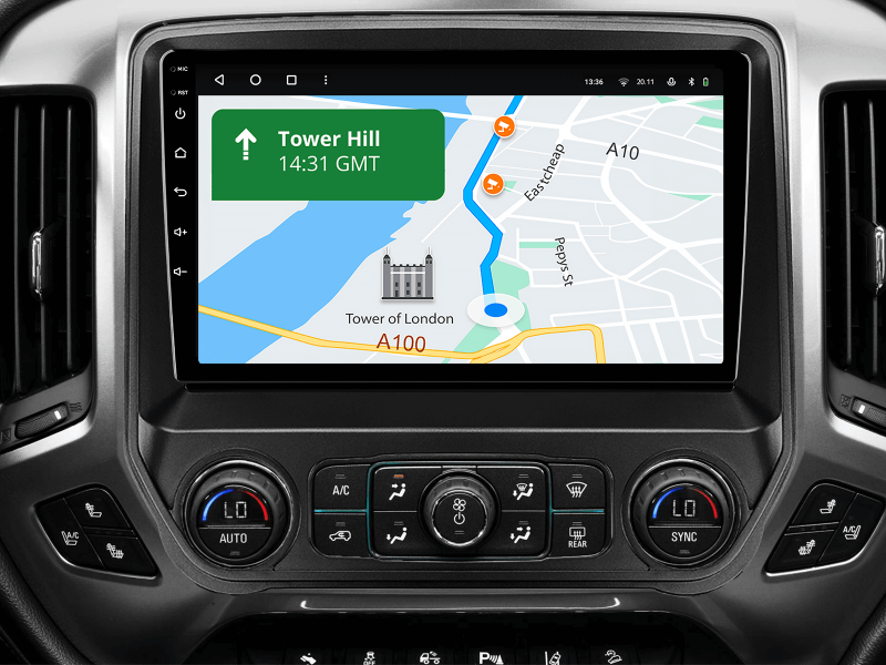 Buy Gazer T6010-K2XX multimedia system to Chevrolet Silverado 3 (GMTK2) 2013-2019