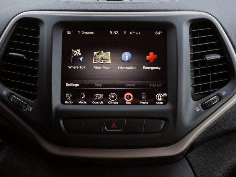 Buy Gazer T6010-KL multimedia system to Jeep Cherokee 5 (KL) 2014-2018