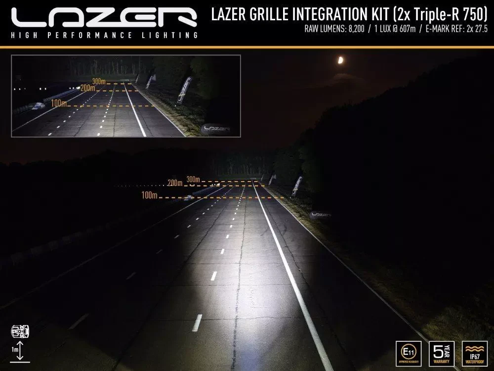 Купити Комплект 2 LED балки LAZER на Fiat Ducato 2014+ GK-FD-01K