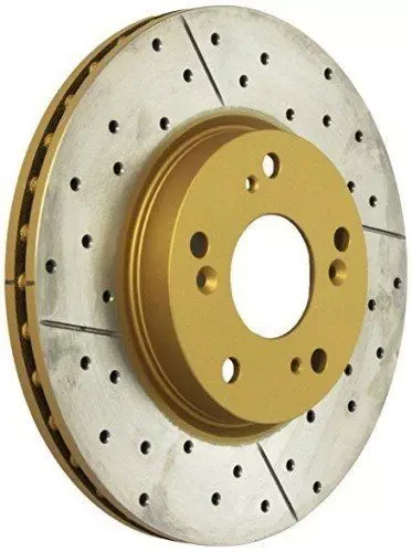 Buy Ventilated perforated brake disk DBA488X for Honda Civic 1.8 & 2.0 06+ front 488