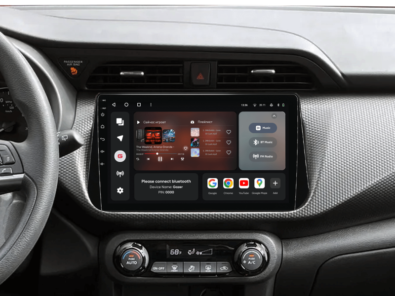 Buy Gazer T6010-P15 multimedia system to Nissan Kicks 2017-2021