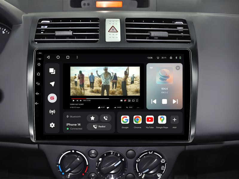 Buy Gazer T6010-RS Multimedia System to Suzuki Swift 1 (Rs) 2003-2010