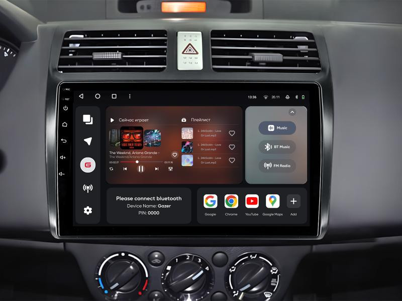 Buy Gazer T6010-RS Multimedia System to Suzuki Swift 1 (Rs) 2003-2010