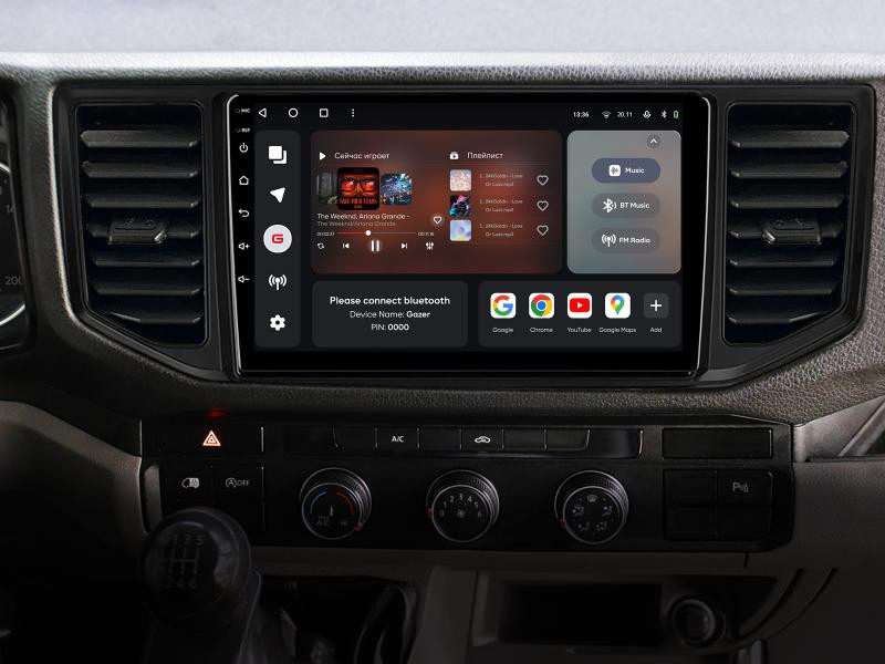 Buy Gazer T6010-SY Multimedia System to Volkswagen Crafter (SY) 2017-2021