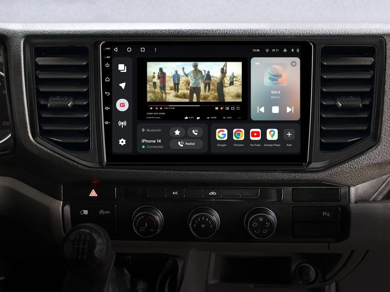 Buy Gazer T6010-SY Multimedia System to Volkswagen Crafter (SY) 2017-2021