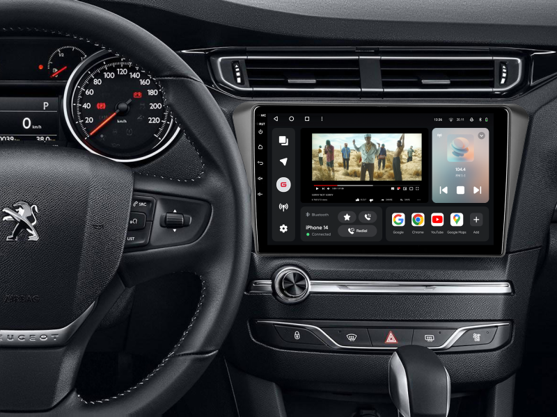 Купити Мультимедійна система Gazer T6010-T9 до Peugeot 408 2 2014-2018