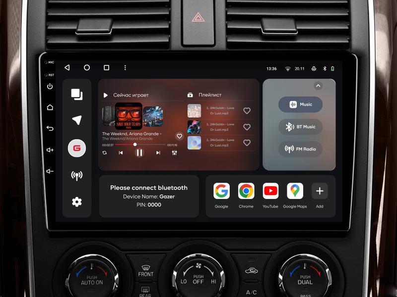 Купити Мультимедійна система Gazer T6010-TB до Mazda CX-9 (TB) 2006-2016