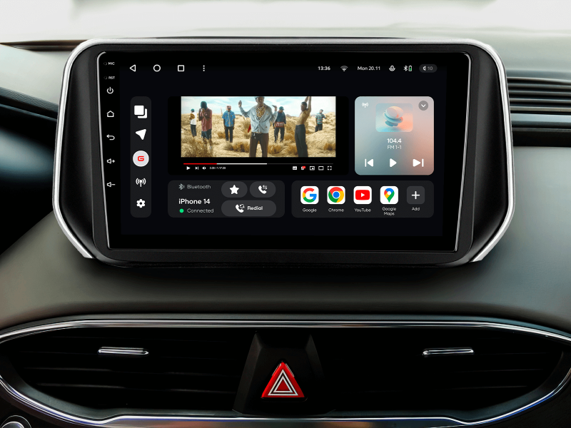 Buy Gazer T6010-TM multimedia system to Hyundai Santa Fe 4 (TM) 2018-2020