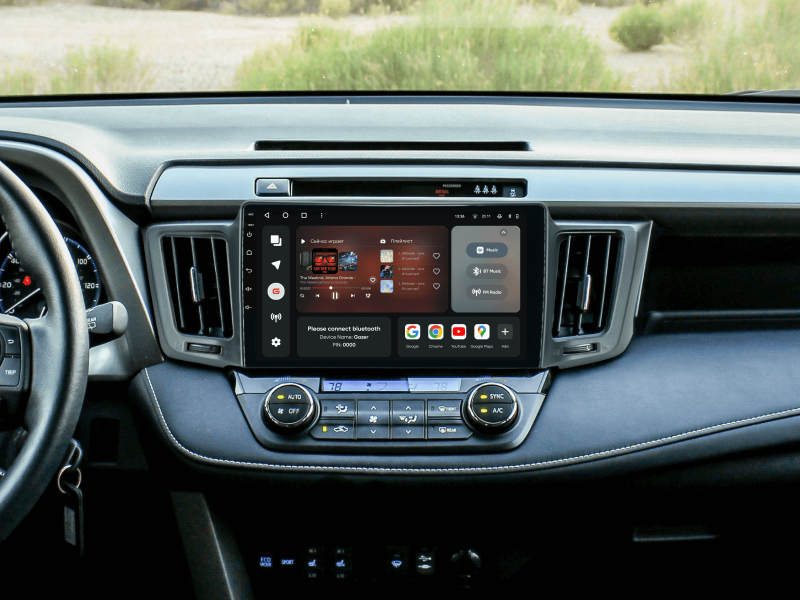 Buy Gazer T6010-XA40/L Multimedia System to Toyota Rav4 4 (XA40) 2012-2018