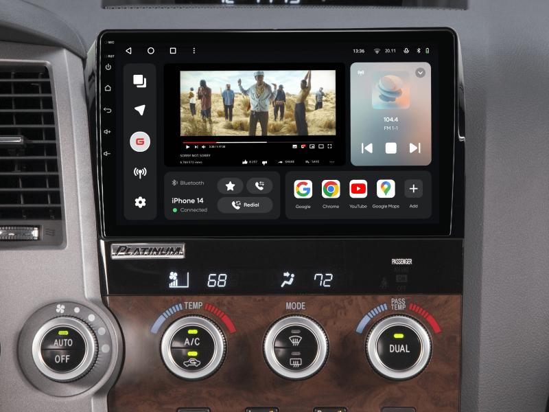 Buy Gazer T6010-XK50 multimedia system to Toyota Tundra (XK50) 2007-2013, Sequoia (XK60) 2008-2017