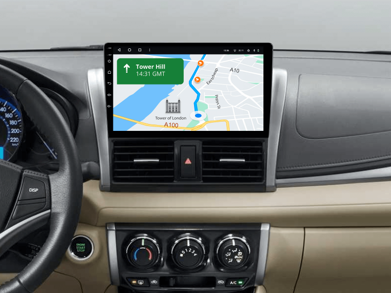 Buy Gazer T6010-XP150V Multimedia System to Toyota VIOS 3 (XP150) 2013-2020