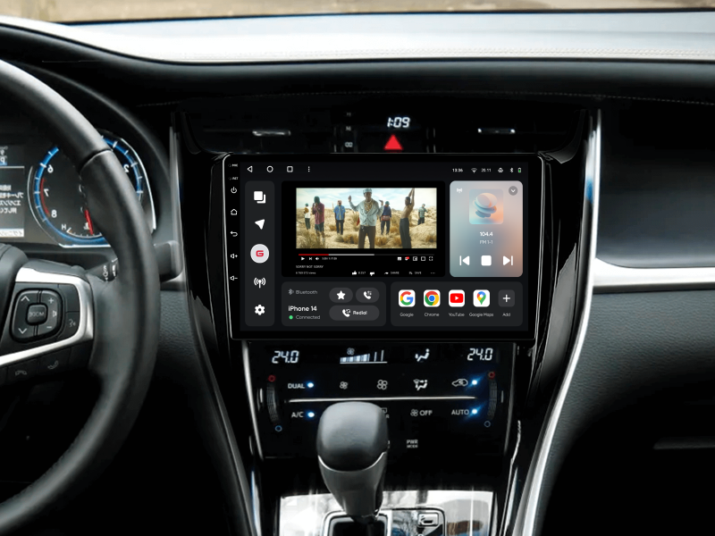 Buy Gazer T6010-XU60 Multimedia System to Toyota Harrier 3 (XU60) 2013-2020