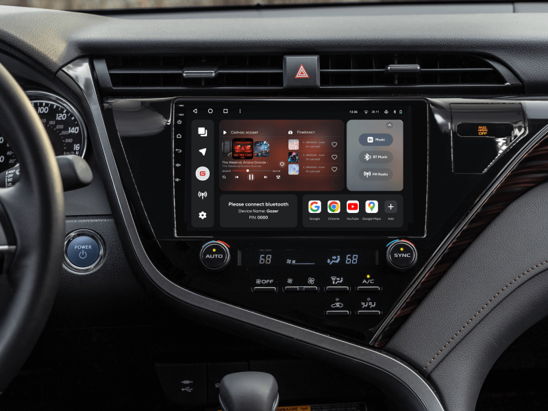 Купити Мультимедійна система Gazer T6010-XV70/L до Toyota Camry 8 (XV70) 2017-2020