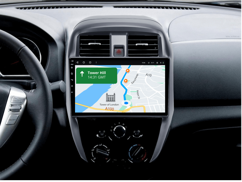 Buy Gazer T6510-C17F Multimedia System to Nissan Sunny 2014-2016