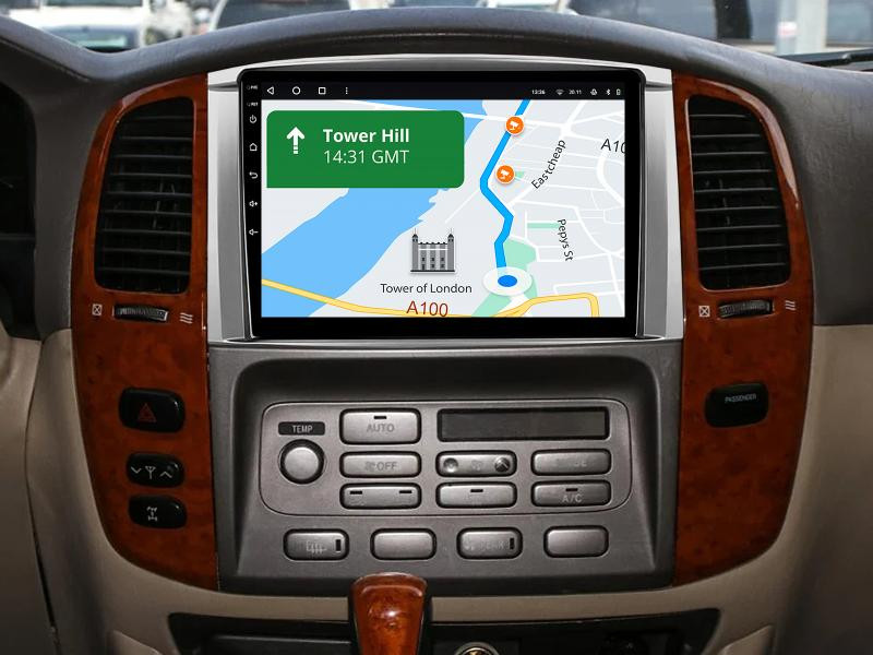 Buy Gazer T6510-J100/L Multimedia System to Toyota Land Cruiser 100 (J100) 2002-2007