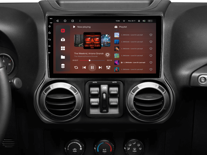 Buy Gazer T6510-JKF multimedia system to Jeep Wrangler 3 (JK) 2010-2017