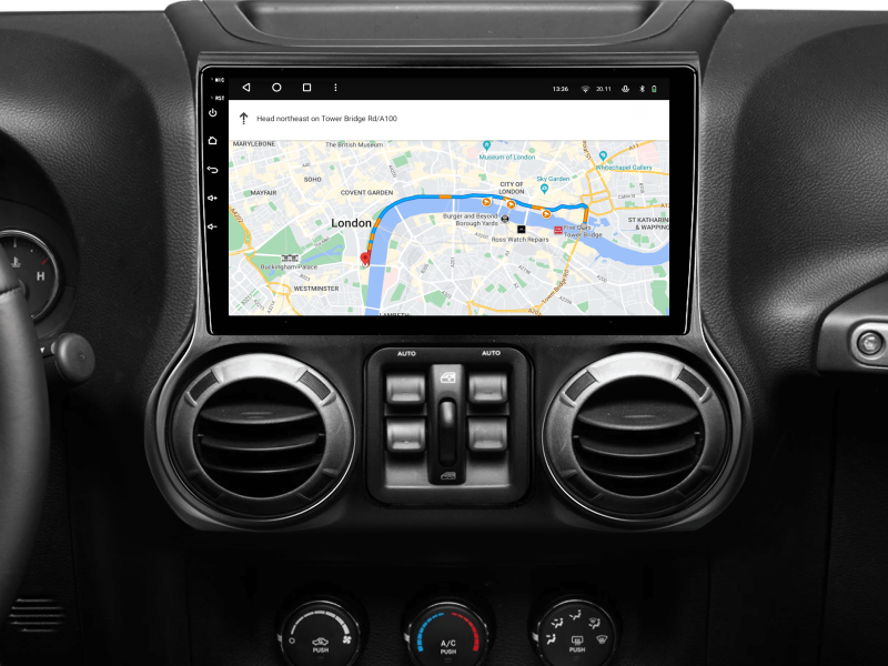 Buy Gazer T6510-JKF multimedia system to Jeep Wrangler 3 (JK) 2010-2017