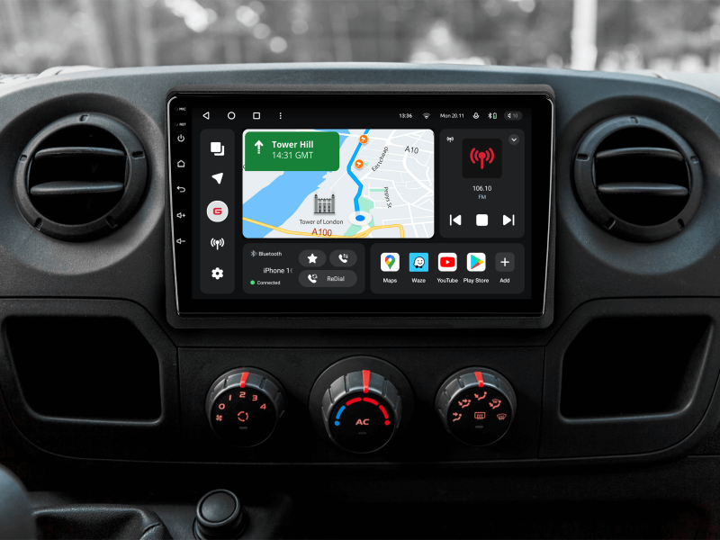 Купити Мультимедійна система Gazer T6510-NV400 до Opel Movano 2 2010-2019