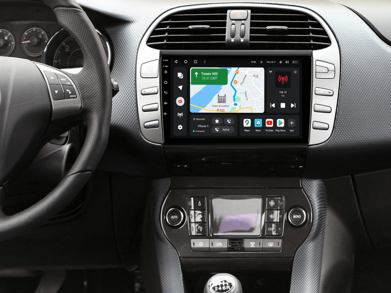 Buy Gazer T6009-198 multimedia system to Fiat Bravo 2 (198) 2007-2014