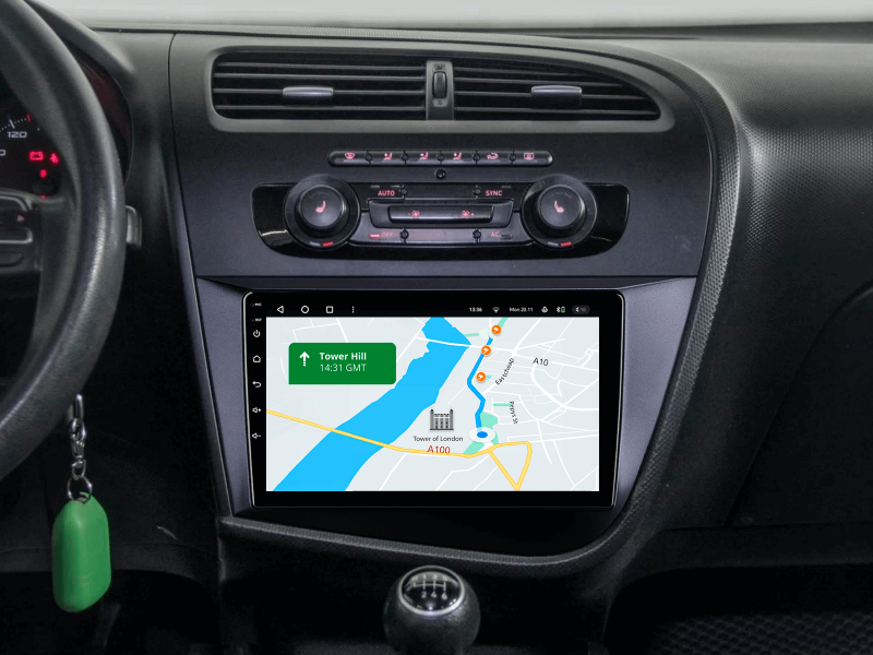 Buy Gazer T6009-1P multimedia system to Seat Leon 2 (1p) 2005-2012