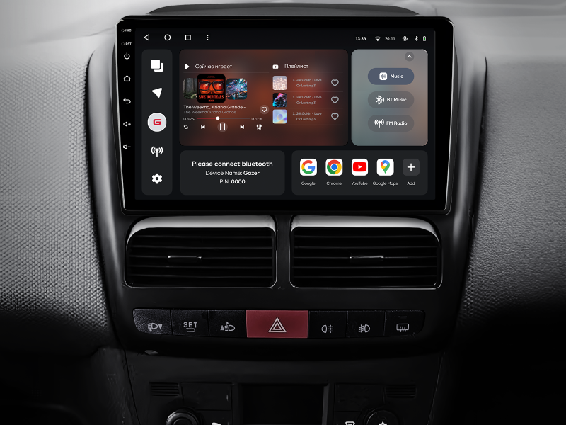 Купити Мультимедійна система Gazer T6009-263 до Fiat Doblo 2 (263) 2009-2015