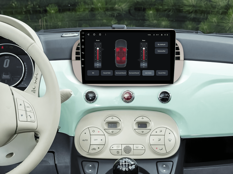 Buy Gazer T6009-312 multimedia system to Fiat 500 2007-2014