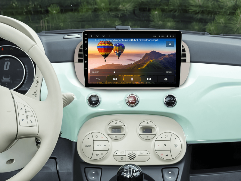 Buy Gazer T6009-312 multimedia system to Fiat 500 2007-2014