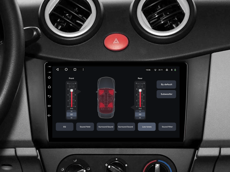 Buy Gazer T6009-320 multimedia system to Lifan Smily, 320 2008-2015