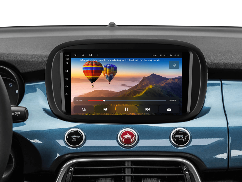 Buy Gazer T6009-334 multimedia system to Fiat 500x 2014-2020