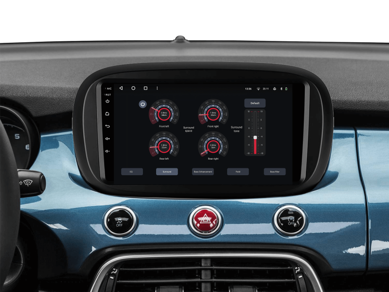 Buy Gazer T6009-334 multimedia system to Fiat 500x 2014-2020