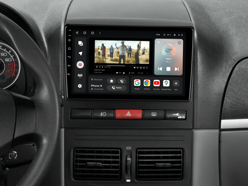 Buy Gazer T6009-350 multimedia system to Fiat Idea 2011-2014, Peron 9 2009