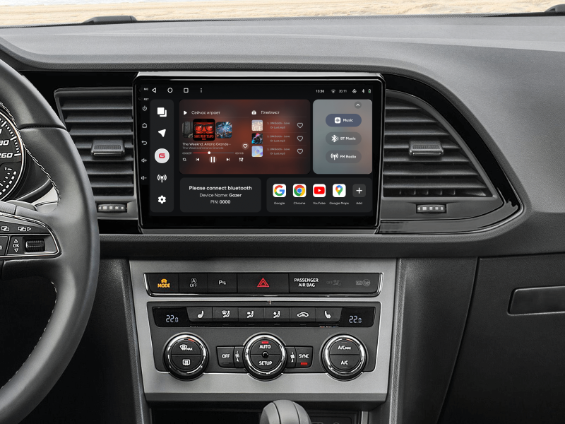 Купити Мультимедійна система Gazer T6009-5F до Seat Leon 3 (5F) 2012-2020